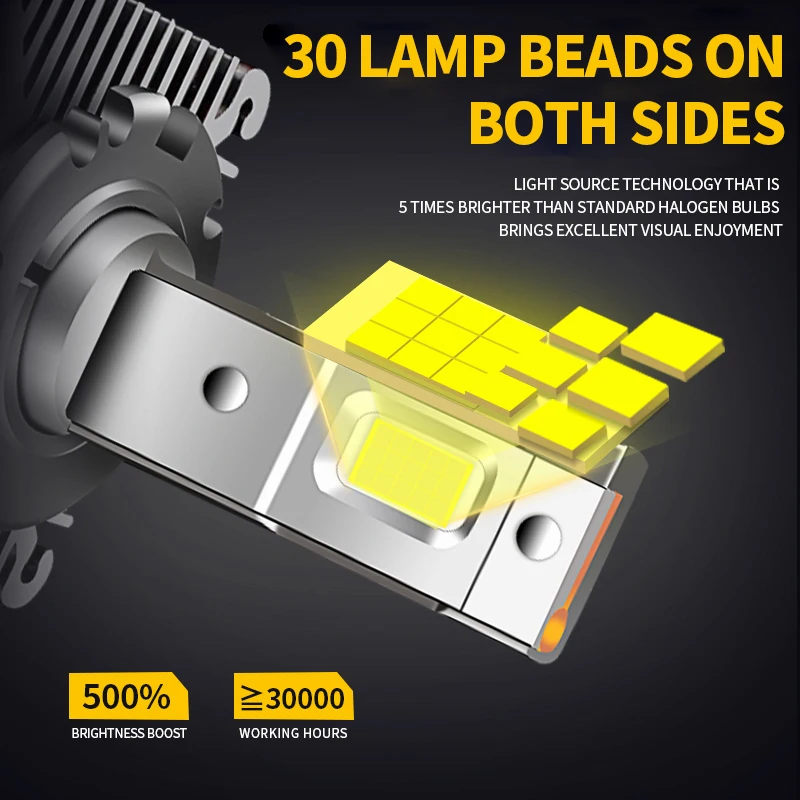 2xCANbus LED Headlight D3S D3R 70w High/Low Bulb Kit to
