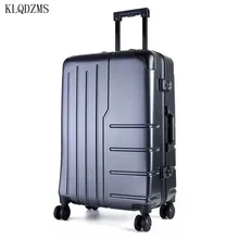 KLQDZMS популярный багаж на колёсиках 2" 22" 2" 26 Дюймов Мужской Дорожный чемодан для женщин Сумка на колесиках
