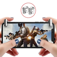 Для PUBG игровой триггер металлический Геймпад контроллер стрельба L R Кнопка огня ручка стрелок Aim ключ джойстик для iPhone Android