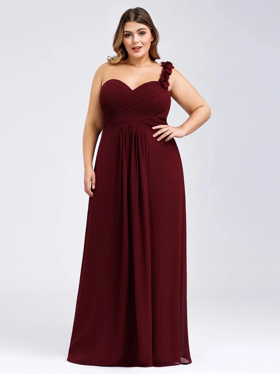 Ever Pretty One Shoulder Plus Size Chiffon Bridesmaid Dresses For Wholesale Vestidos De Gala | Свадьбы и торжества