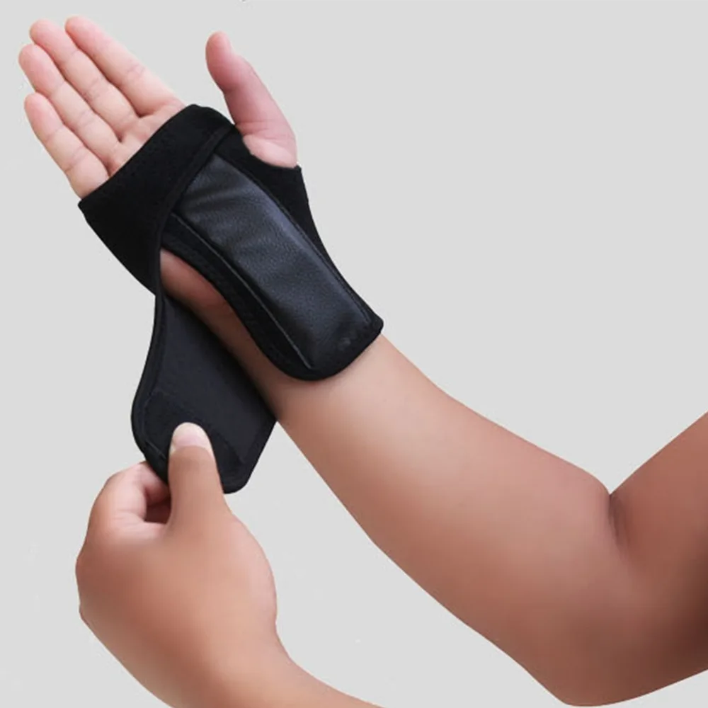 VIOST Removable Adjustable Wristband Steel Wrist Brace Support Arthritis Sprain Carpal Tunnel Splint Wrap Protector 