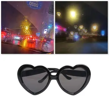 

Love Glasses At Night Heart-shaped Lights Become Love Special Effects Glasses Net Red Glasses Fashion SunGlasses Women