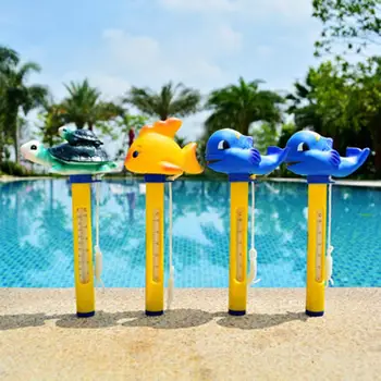 

Baby Thermometer Cartoon Fish Animal Swimming Pool Spa Tub Water Sensor Floating Thermometer for outdoor indoor swimming pools