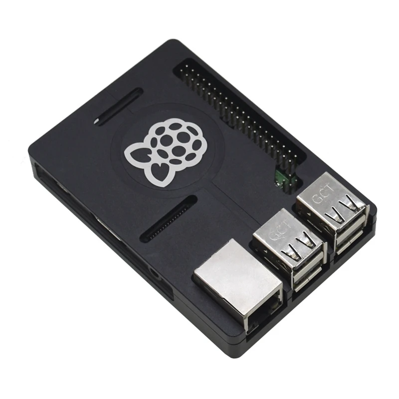 

3 in 1 for Raspberry Pi 3 Model B+(Plus) + Cnc Aluminum Case + 5V 3A Power Adapter Kits Eu Plug