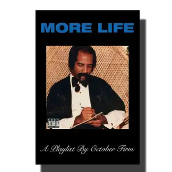 

M728 New Drake More Life Album New Music Art Silk Poster 14x21 24x32 Print Canvas Pictures Decoration Custom 24x36in