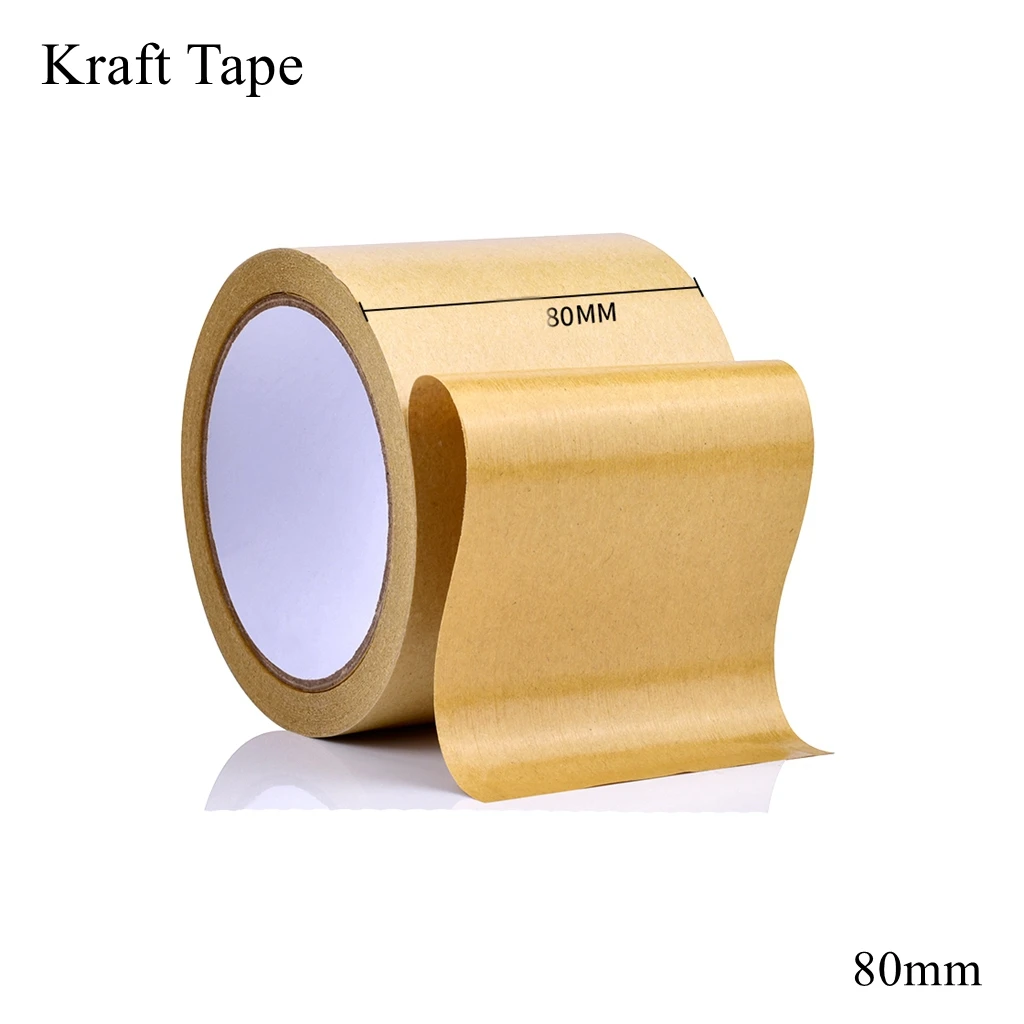 80mm Kraft Tape Recyclable Gummed Paper Masking Box Carton Sealing