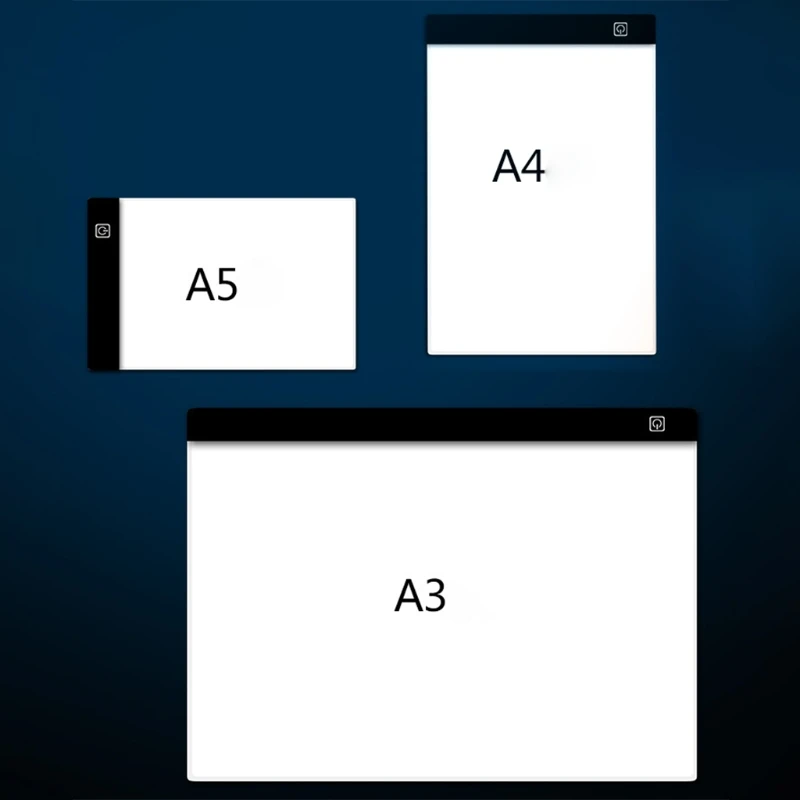 Tableta de dibujo A3/A4/A5, almohadilla gráfica Digital, caja de luz LED USB, tablero de copia, almohadilla de escritura electrónica, tabla de pintar bocetos de arte