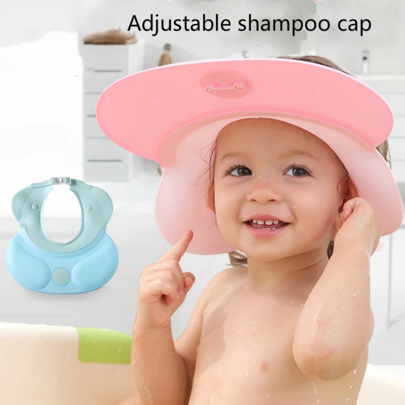 le lavage des cheveux imperméable et imperméable pour enfants réglable filles et garçons Mify Bonnet de douche pour bébé avec protection des oreilles pour le bain 