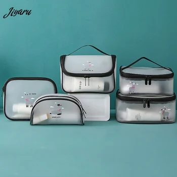 

2020 Hot Sale PVC Cosmetic Bag Waterproof Transparent Cosmetic Pouch Women Makeup bag Clear Make Up Pouch Bath Toiletry