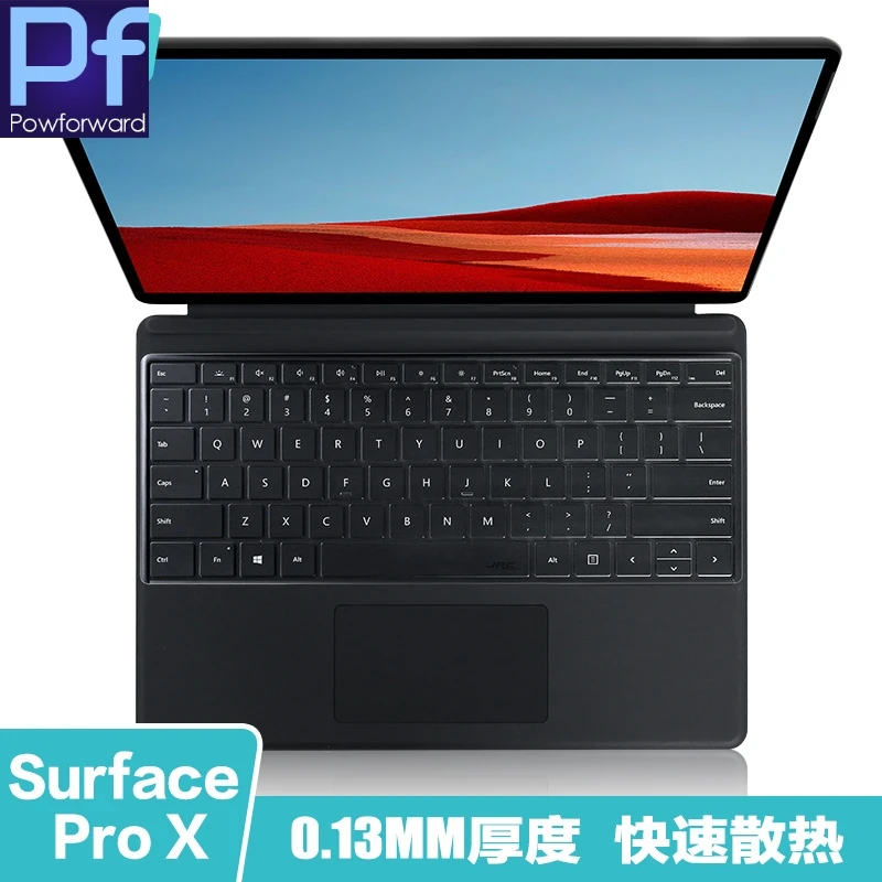 Tpu Keyboard Cover Protector For Microsoft Surface Pro X 13" 2020