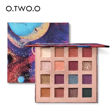 

O.TWO.O Diamond Sequins Eyeshadow Palette High Gloss Shimmer Eye Shadow Waterproof Cosmetic Beauty Makeup Powder 9996