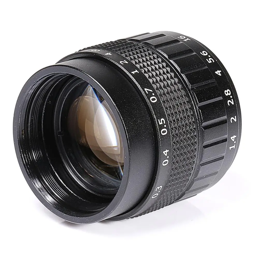 Фуцзянь 50 мм F1.4 CC ТВ камера объектив+ C-EOSM кольцо для крепления для EF-M M50 M1 M2 M3 M4 M5 M6 камера