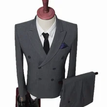 men double breasted suit groomsmen suit wedding wedding suit for men 2019 mens suits with pants British wind slim blazer men double breasted suit groomsmen suit wedding wedding suit for men 2019 mens suits with pants British wind slim blazer