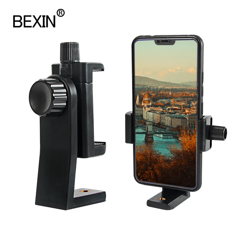 

Phone clamp mobile support 360 spin phone clip tripod mobile adapter smartphone mount shooting for phone on a tripod