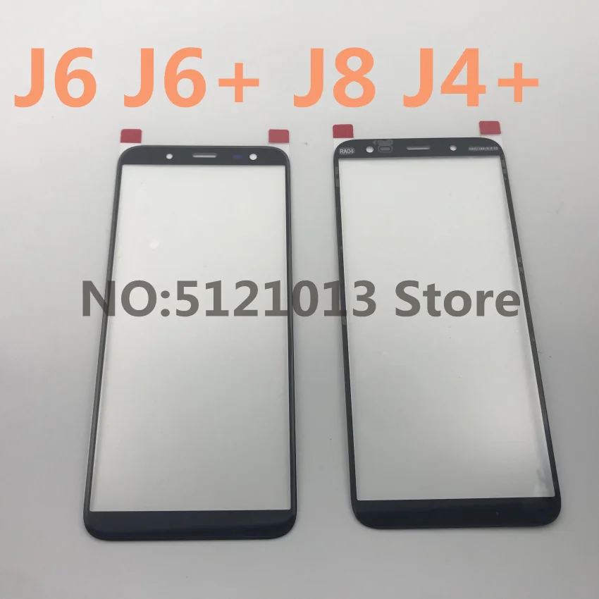 Оригинальное новое стекло дисплея для Samsung Galaxy J6 J600 + plus J605 J4 J415 J8 J810 сенсорный