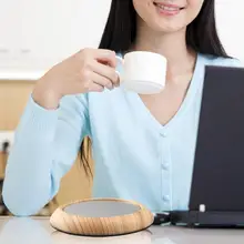 Согревающий нагреватель для питья, подставка под дерево, кофе, горячий чай, электроизоляционная подставка, USB, теплый коврик для чашки, нагревательное устройство