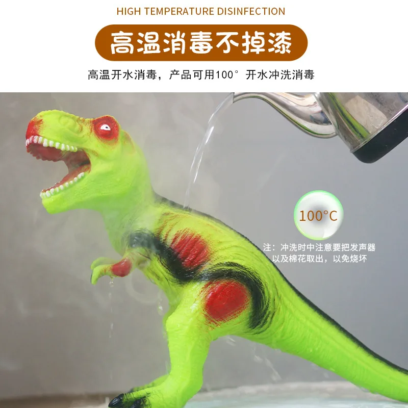 

Children Model Large Size Sound Making Soft Silcone Dinosaur Toy Animals Model T-Rex Boy Gift Toy Dinosaur
