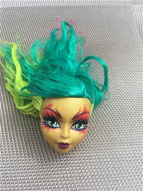 Monster Doll Toy Head Good Makeup Doll Head Girl Dressing DIY Toy