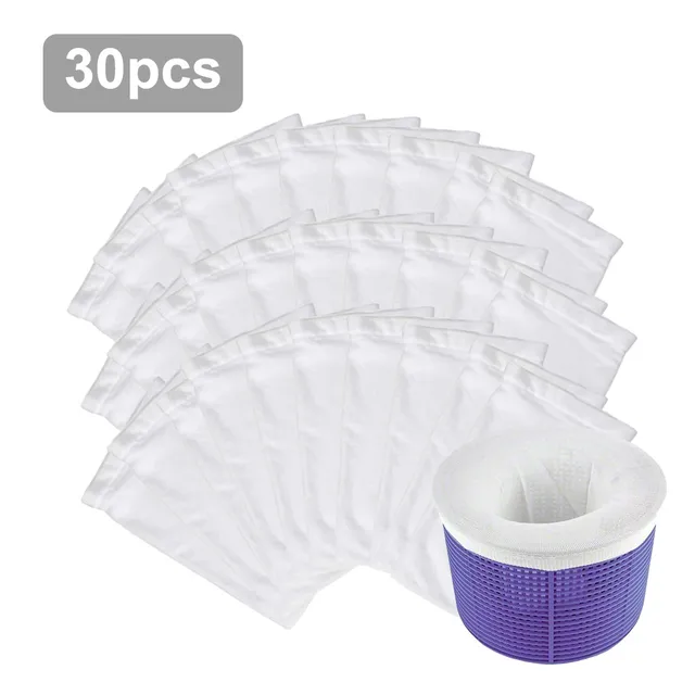 Skimmer Kosár Szűrő 20 Db Eltávolítások A Levelek Tisztítószerszáma Tartós Medence Zokni Könnyen Felszerelhető Védelmi Szivattyú Nylon Elasztikus - Image 3