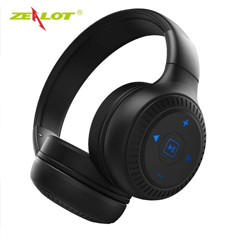 ZEALOT B20 стерео Bluetooth наушники с микрофоном с басом сенсорное управление беспроводная гарнитура для телефонов компьютер