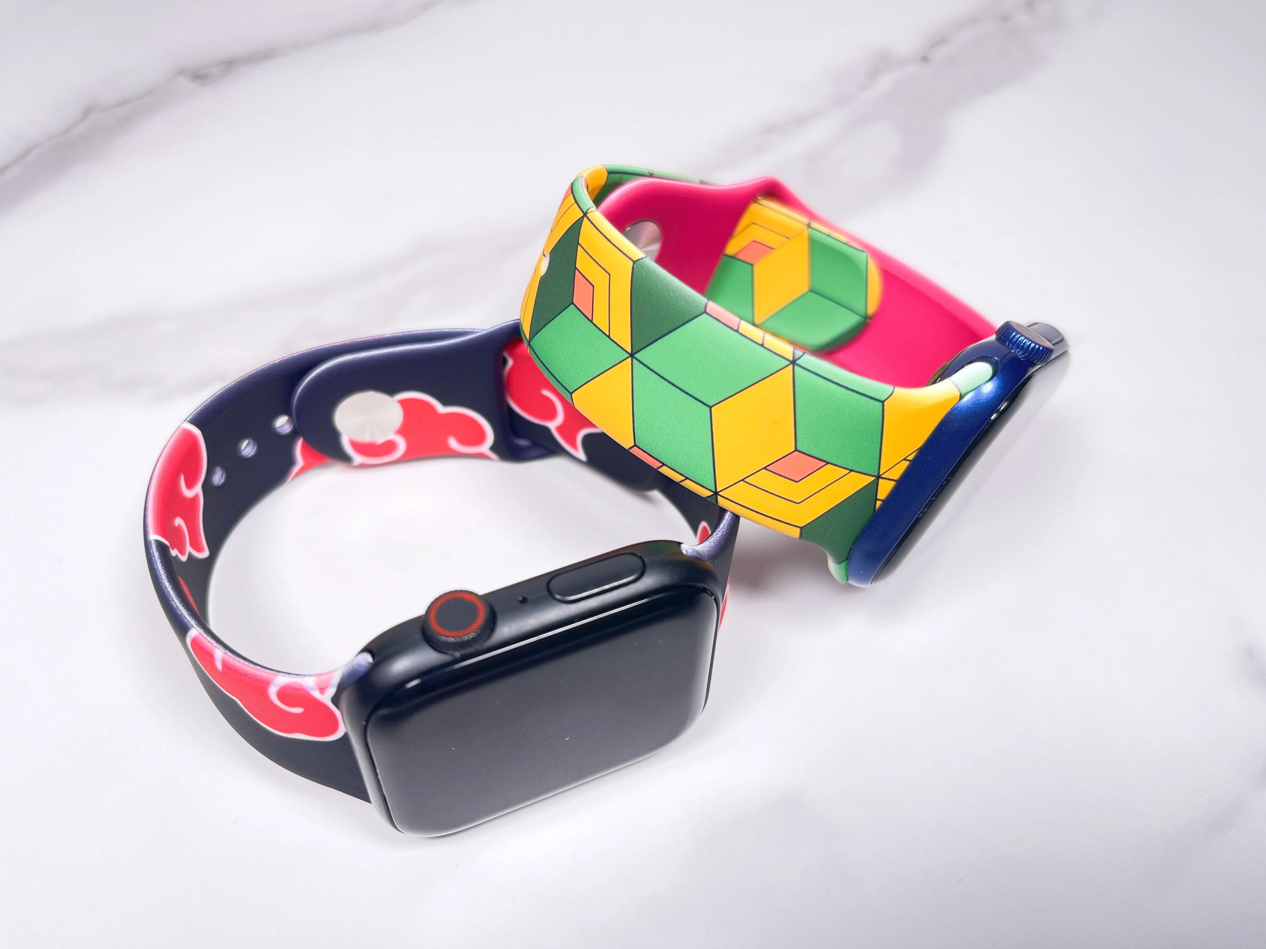Akatsuki Sun-flower Cactus Akira For iwatch Apple Watch Strap Silicone Band Replacement 38mm 40mm 42mm 44mm Series 3 4 5 6 7 SE