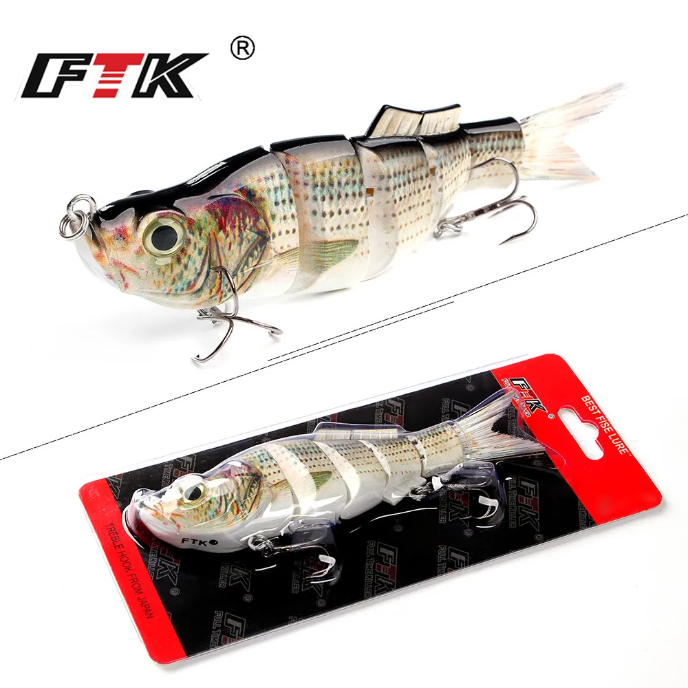 

FTK 3D Fish Eyes Fishing Lure Bass Lure Swim bait 165mm 54g Minnow Quality Professional Hard Bait Tackle Fishing Accessories