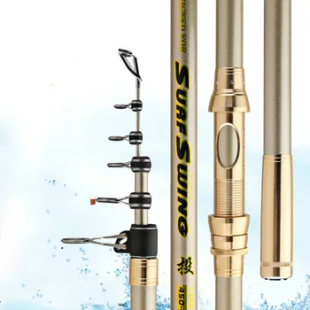 

3.9m 3.9m 4.2m 4.5m Rock Fishing Canne Carbon Fiber Telescopic Fishing Rod Carp Angel Sticks De Pesca Spinning Pole Fishing Gear