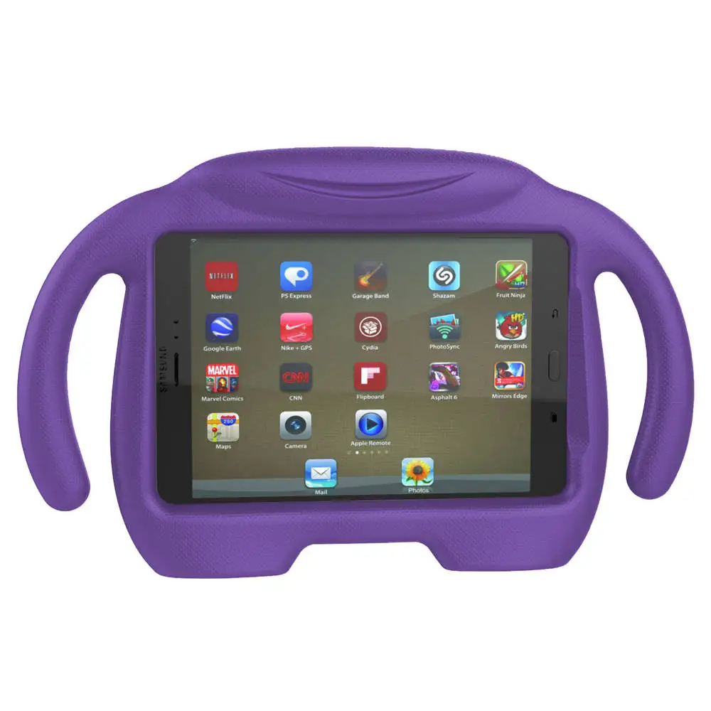 Детский ударопрочный чехол EVA для samsung Galaxy Tab A, 8,0 дюймов, T350, T355, детская ручка, подставка, чехол для планшета, защитный Поролоновый чехол