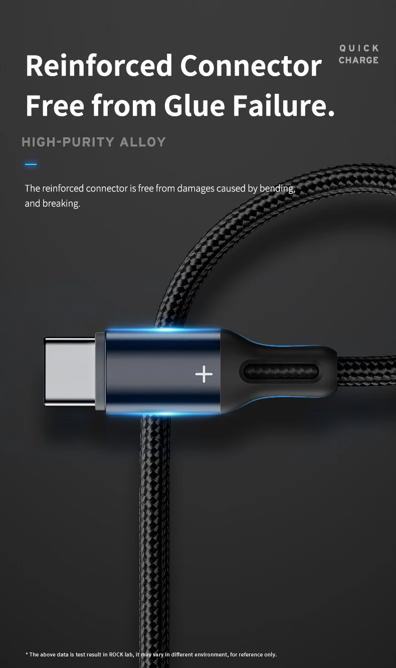 ROCK 2 в 1 5A type C кабель передачи данных для быстрой зарядки type-C USB зарядное устройство для huawei P30 mate 20Pro Xiaomi Mi9 S10+ Note10