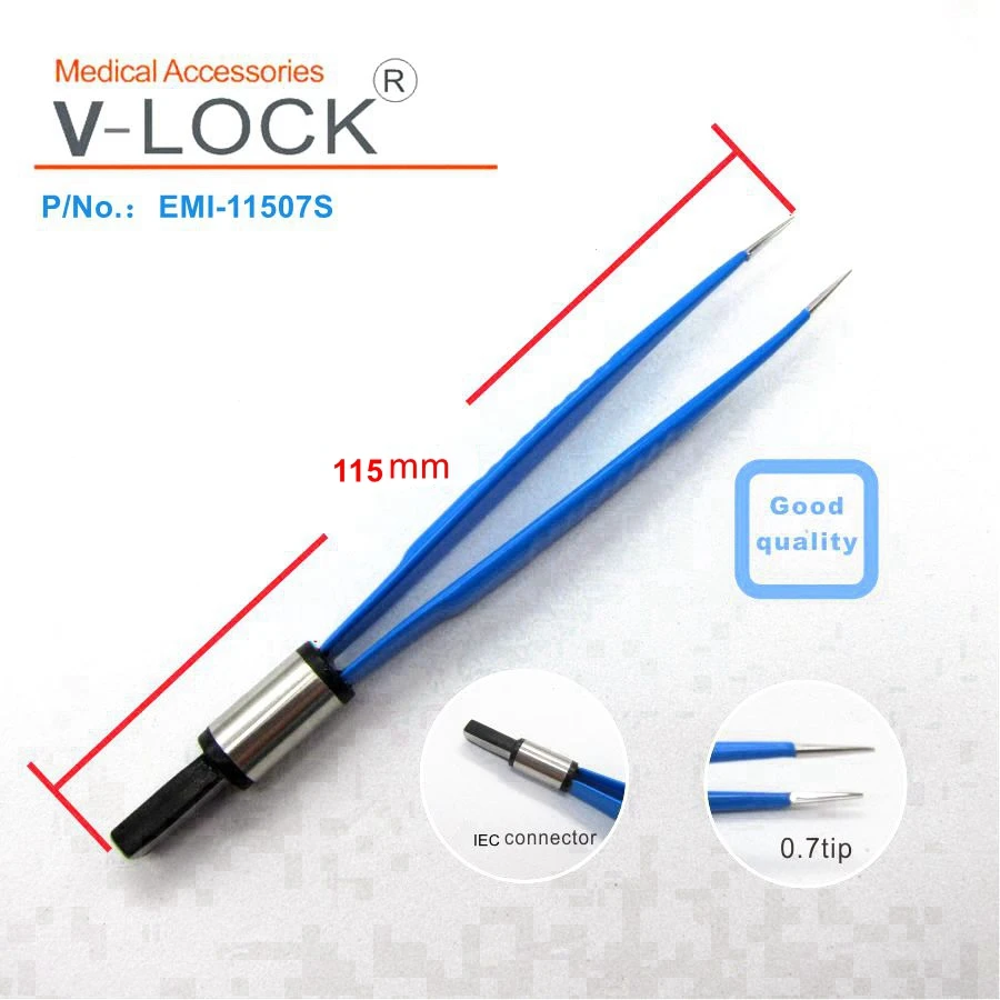 2019V-LOCK лучшие одноразовые Биполярные щипцы L = 11 5 см для электрохирургический блок