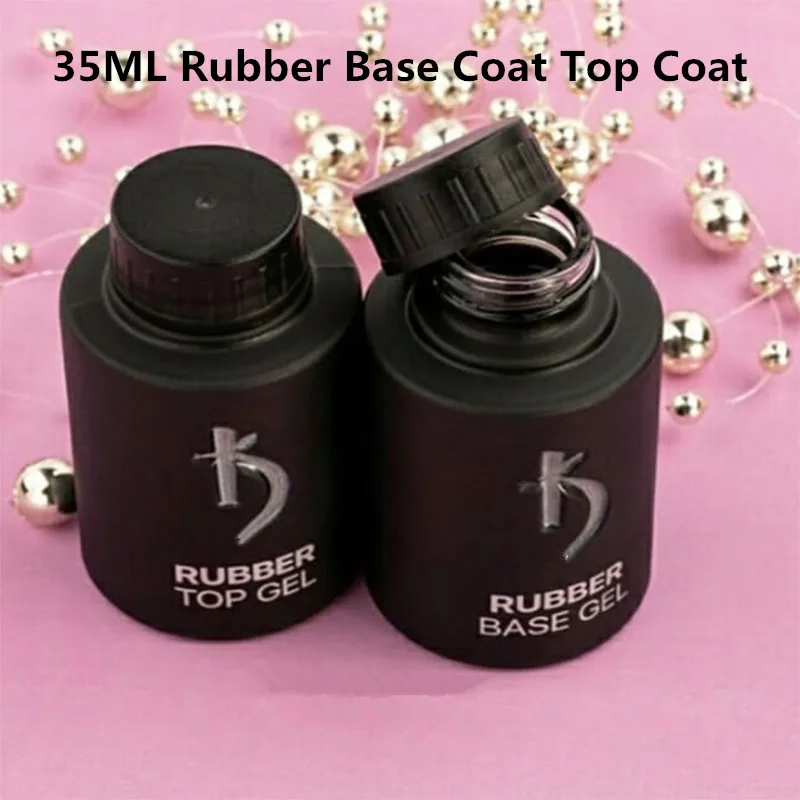 

KODIES GEL Super Shiny 30ml Rubber Base Coat Rubber Top Coat UV Gel Nail Polish Soak Off Manicure Nail Primer for Nail Art Salon