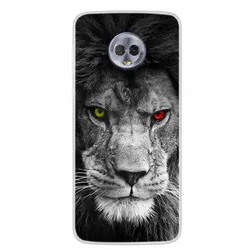 Lovely Cat Soft TPU Silicone Transparent Phone Case | Clear Bumper Cover for Moto G6 (Coffee)