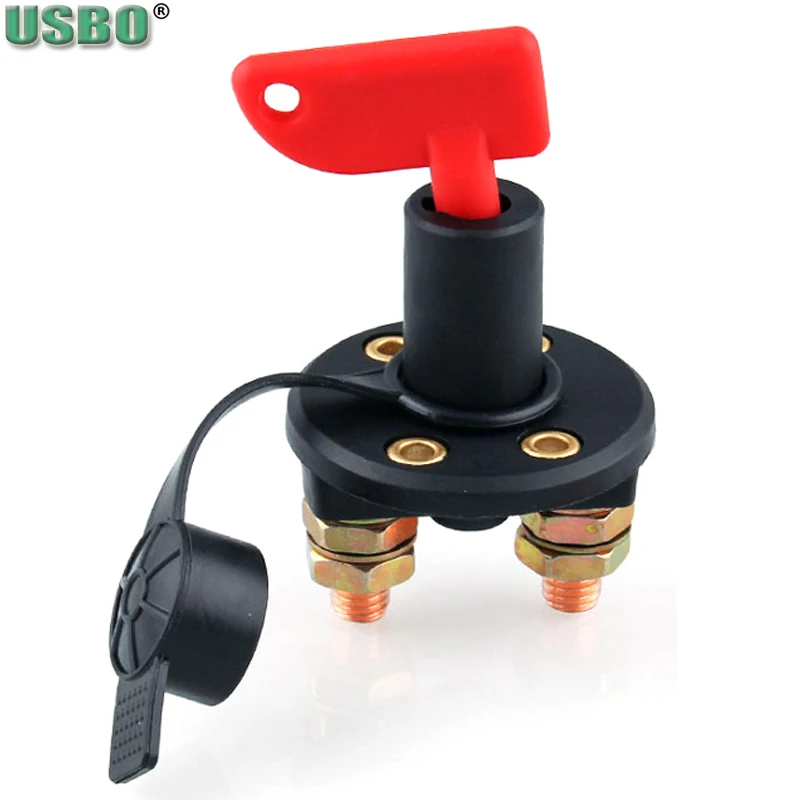 

Truck Boat Car 24V 300A Waterproof Battery Disconnect Rotary Power Isolator Cut Off Kill Switch For Marine ATV Car Accessories