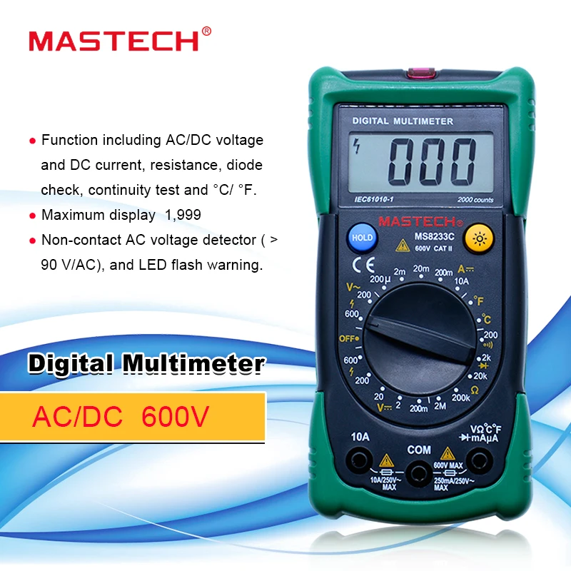  Professional Digital Non Contact Multimeter Ac Dc Voltage .