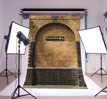 

Vinyl Custom Heaven Photography Backdrops Prop Wall 9 3/4 Station Theme Photography Background SS-9051