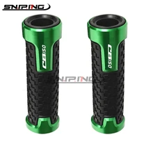 22 мм 7/8 ''CNC алюминиевый резиновый руль для мотоцикла ручка, рукоятка для мотоцикла ручки для HONDA CB150 CB 150 CB150R