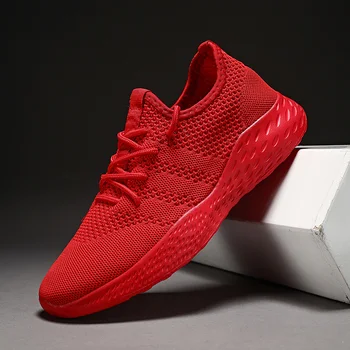 

Casual Comfort Men Running Breathable Sports Shoes Lightweight Jogging Sneakers Wear-resistant Outdoor Walking Runners Fitness