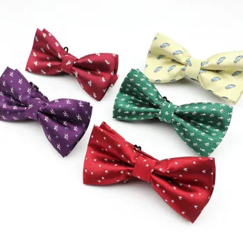 

Men's Bowties Groom Normal Polyester Bowtie Painted Cravat Butterfly Gravata Women Star Car Fish Wedding 1200 Needles Bow Ties