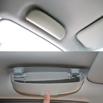

21*6cm Car Glasses Interior Light Barrier Space Saving Accessories Sunglasses Holder Cage Storage Box High Quality