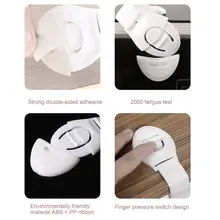 Детский анти-открытый замок для ящика Многофункциональный Детский анти-пинч ручной замок для шкафа