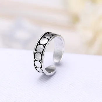 

100% 925 Sterling Silver Trendy Women Birthday Gift Lady Finger Rings Jewelry No Fade Engagement Ring Drop Shipping