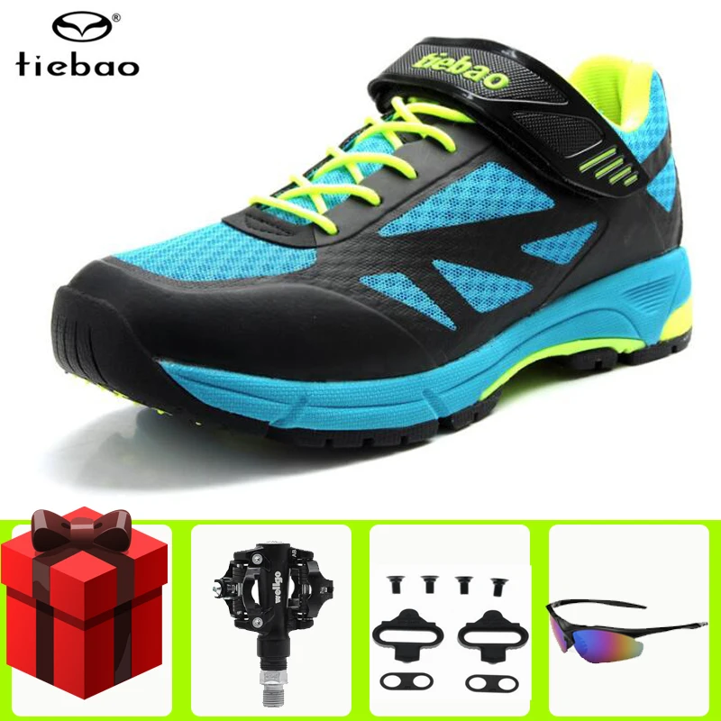 Tiebao/Мужская обувь для велоспорта; sapatilha ciclismo; mtb; кроссовки; wo; Мужская Спортивная обувь для горного велосипеда; унисекс; спортивная обувь - Цвет: TB22-B1406-2