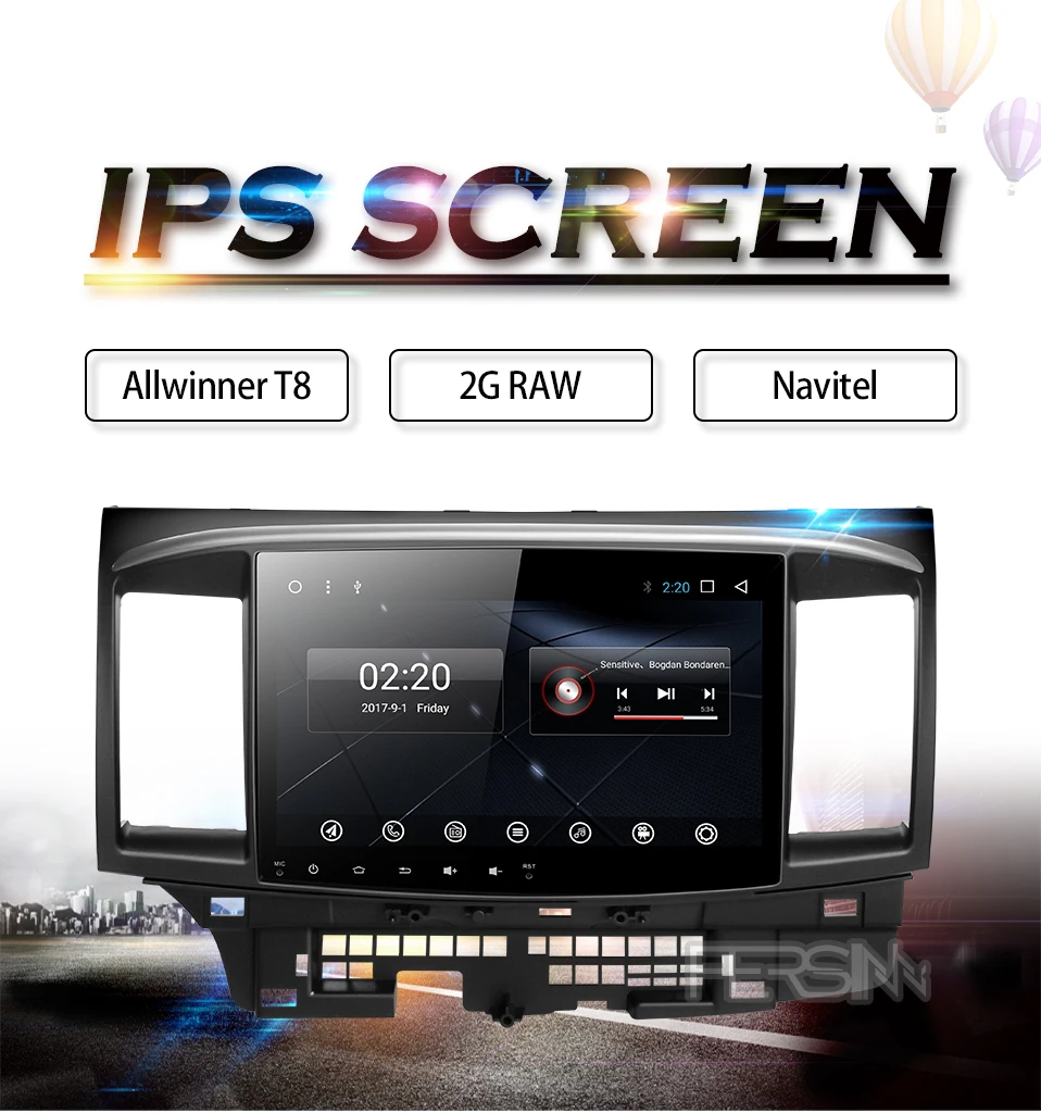 Perfect Fersinny CYS1060 2G Octa Core Android 9.0 for Mitsubishi Lancer stereo multimedia GPS Radio car dvd gps player stereo gps 0