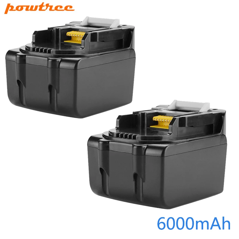 Powtree 14 4 V 0/6.0Ah для Makita BL1430 литий ионная аккумуляторная батарея LXT200 BL1415 194558 0 194559 8 L10