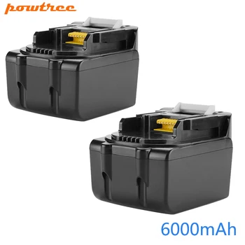 

Powtree 14.4V 4.0/6.0Ah for Makita BL1430 Rechargeable Li-ion Battery LXT200 BL1415 194558-0 194559-8 L10 BDF343 BDF343H