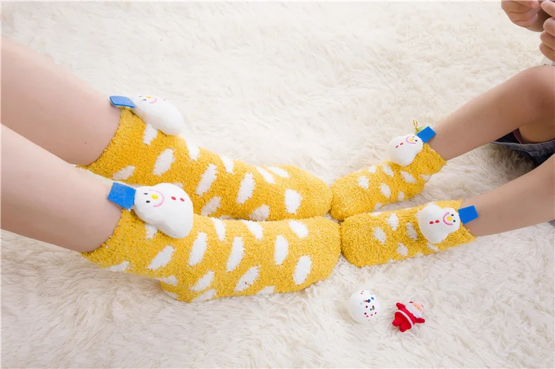 Новейшая модель носков для всей семьи рождественские маскарадные носки для взрослых, женщин и детей мягкие Рождественские теплые носки до лодыжки, г., новогодние носки для маленьких женщин
