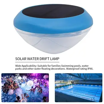 

IPX6 solar LED floating water polo lamp garden pond lamp underwater color drift lamp for garden decoration