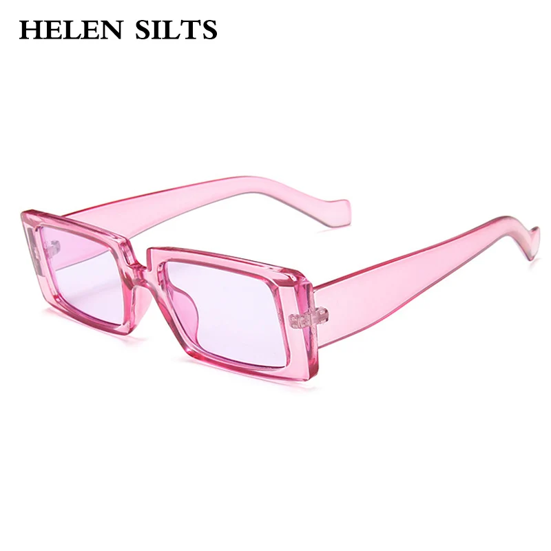 

New Fashion Small Square Sunglasses Women Brand Design Classic Plastic Frame Sun Glasses Female Punk Colorful Glasses Men UV400
