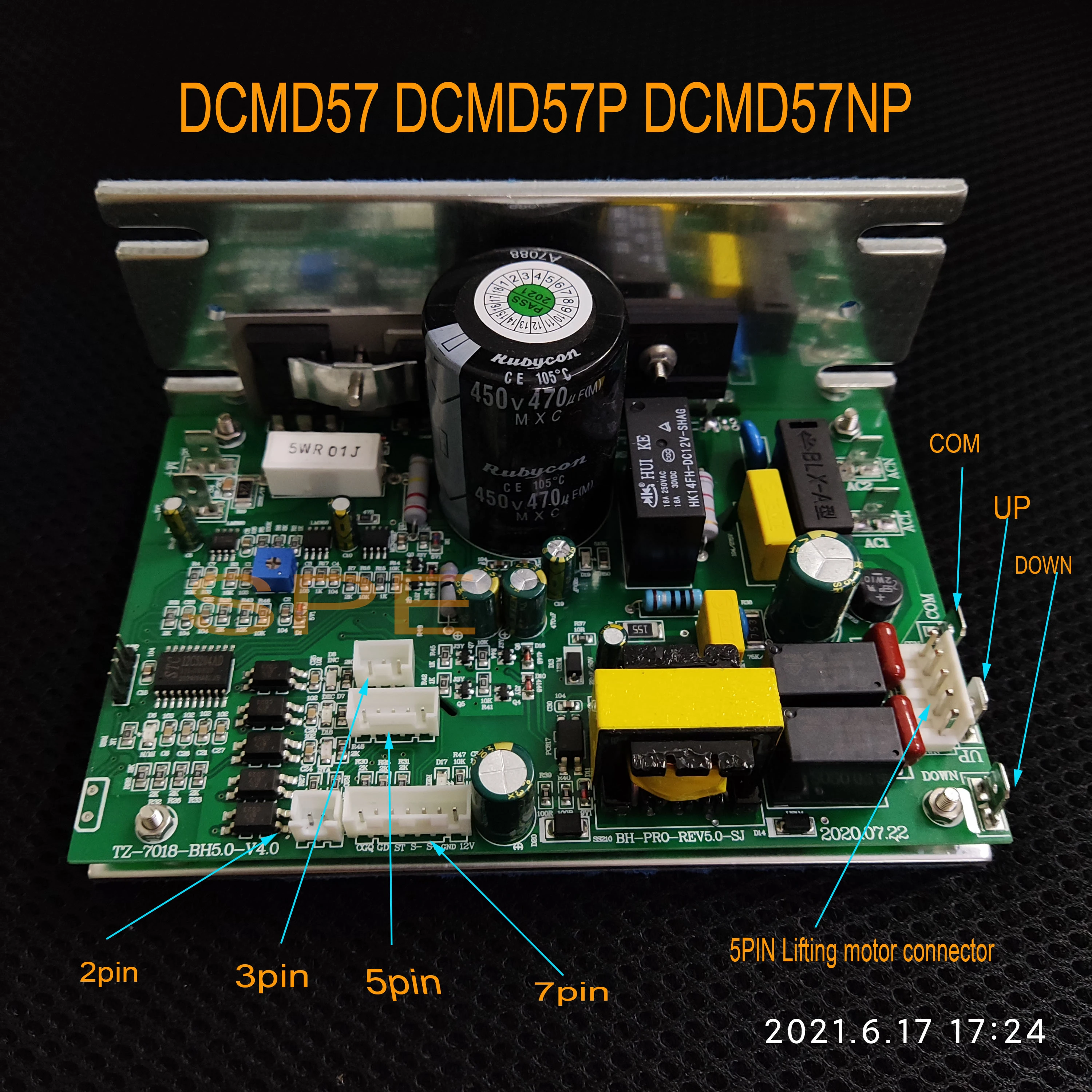 DCMD57 DCMD57P DCMD57NP Treadmill Motor Speed controller motherboard