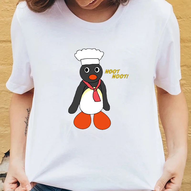 Pingu the Penguin KIDS WHITE T SHIRT ..Personalised if Required 